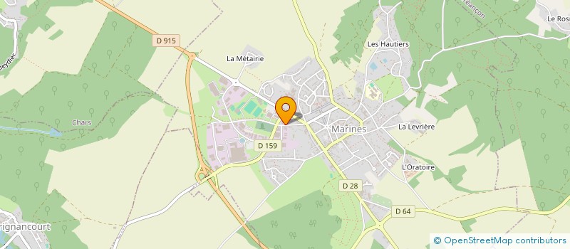 localisation de l'entreprise SCI OBEGO  MARINES