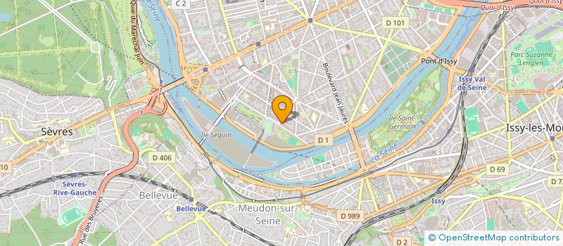 localisation de l'entreprise SCI OBEID BROTHERS à BOULOGNE-BILLANCOURT