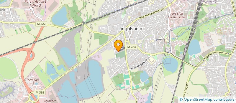 localisation de l'entreprise SCI OBER  LINGOLSHEIM
