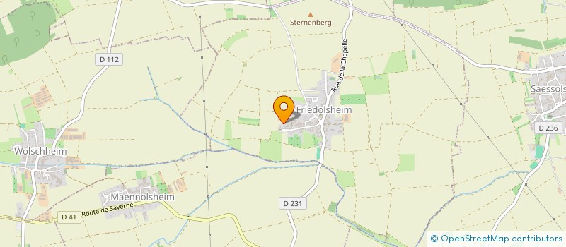 localisation de l'entreprise SCI OBER  FRIEDOLSHEIM