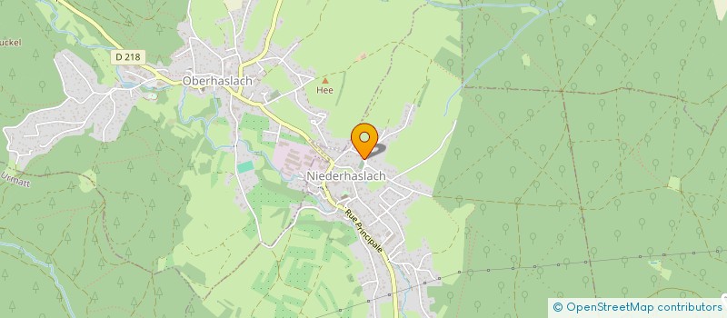 localisation de l'entreprise SCI OBERFELD  URMATT