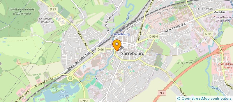 localisation de l'entreprise SCI OBERKAMPF à SARREBOURG