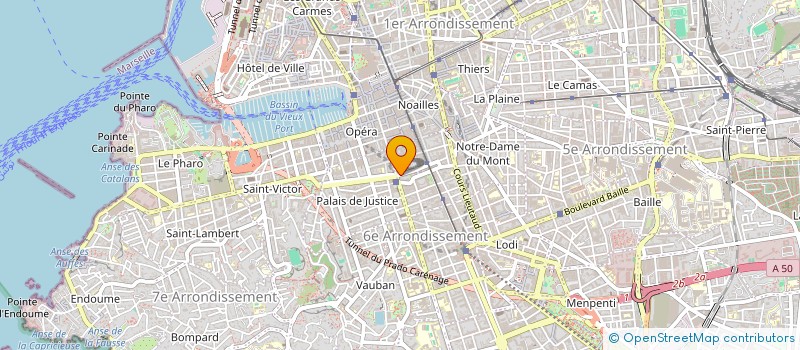 localisation de l'entreprise SCI OBERLIN à MARSEILLE