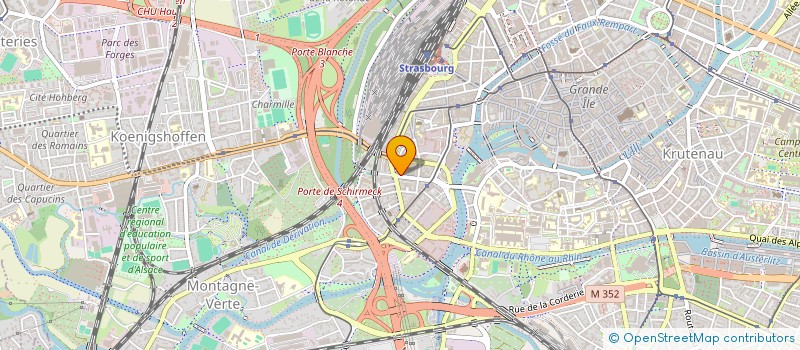 localisation de l'entreprise SCI OBERNAI  STRASBOURG