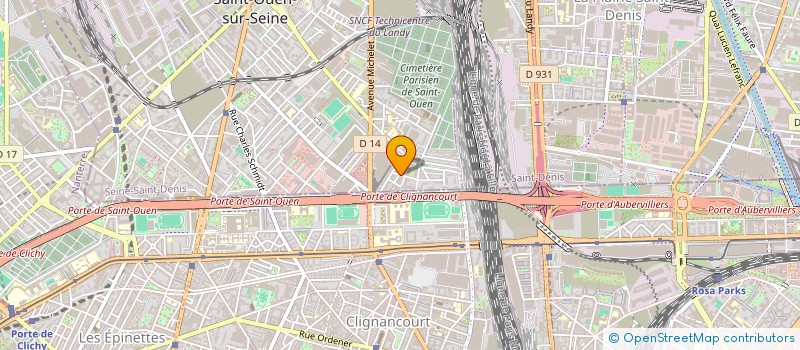 localisation de l'entreprise SCI OBERON à SAINT-OUEN-SUR-SEINE