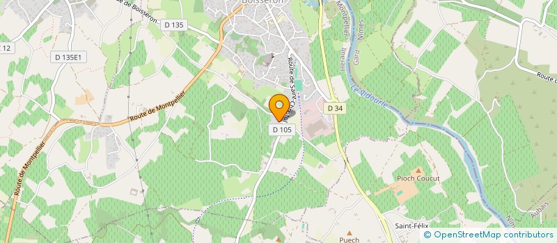 localisation de l'entreprise SCI OBERT  BOISSERON