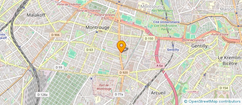 localisation de l'entreprise SCI OBERTHIER  MONTROUGE