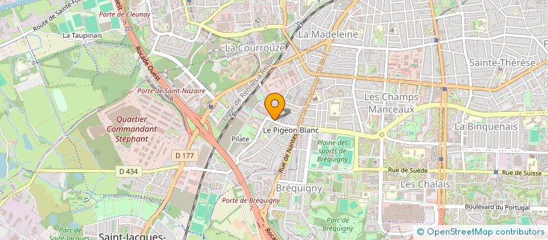 localisation de l'entreprise SCI OBERTHUR  SAINT-JACQUES-DE-LA-LANDE