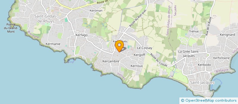 localisation de l'entreprise SCI OBI 23  SAINT-GILDAS-DE-RHUYS