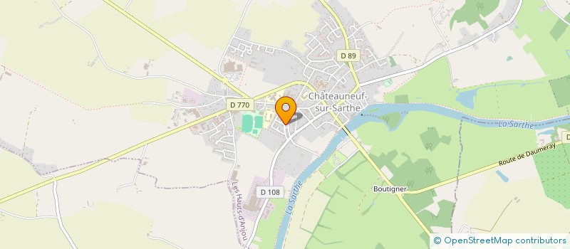 localisation de l'entreprise SCI OBIM  LES HAUTS-D'ANJOU