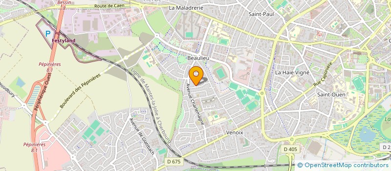 localisation de l'entreprise SCI OBR à CAEN