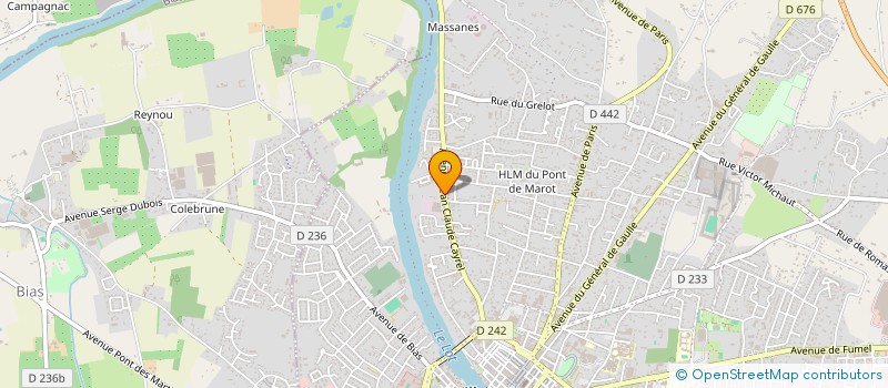 localisation de l'entreprise SCI OBR INVEST  VILLENEUVE-SUR-LOT