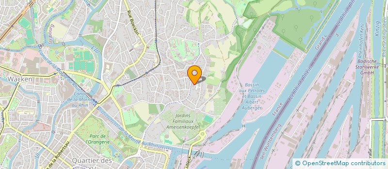 localisation de l'entreprise SCI OBSERVATOIRE  STRASBOURG