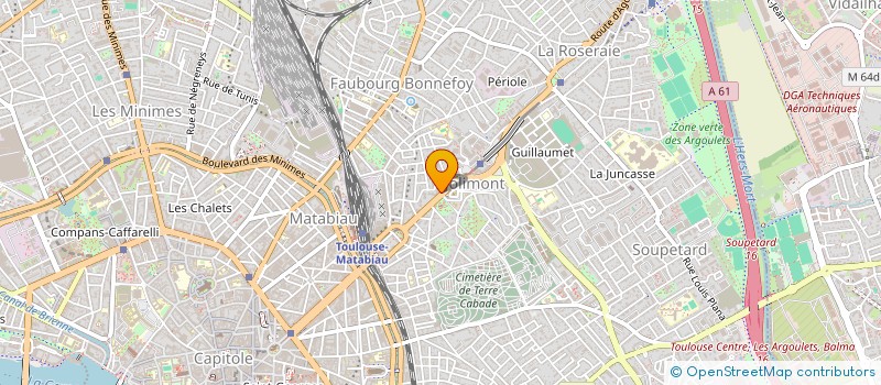 localisation de l'entreprise SCI OBSERVATOIRE POMPIDOU 5 PAR ABREVIATION OP 5 à TOULOUSE