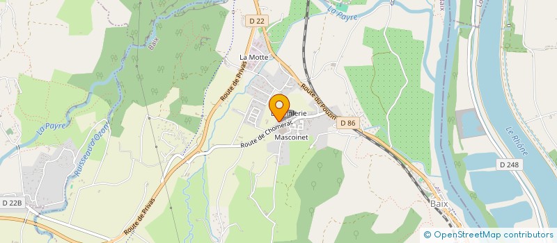 localisation de l'entreprise SCI OBSIDIEN  BAIX