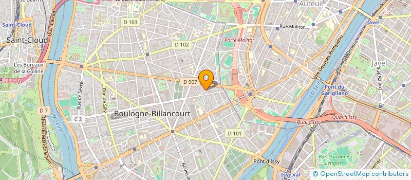 localisation de l'entreprise SCI OBSTETRICALE SAINT LOUPIENNE à BOULOGNE-BILLANCOURT
