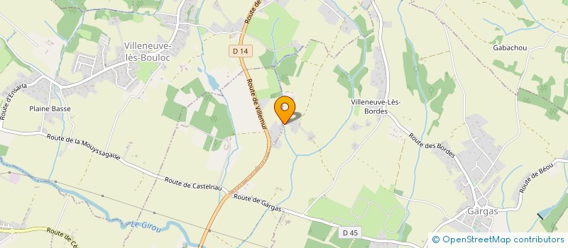 localisation de l'entreprise SCI OBTONE  GARGAS