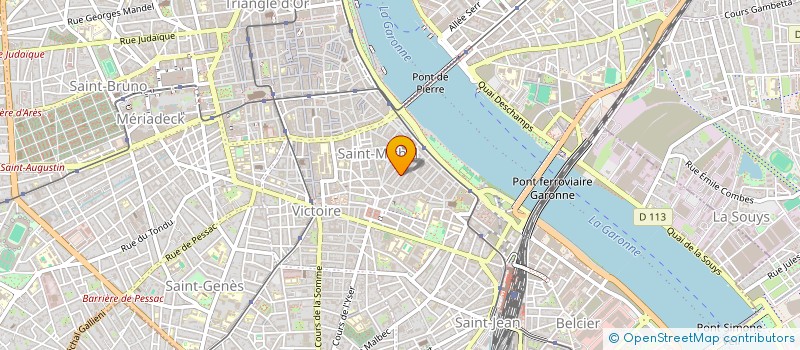 localisation de l'entreprise SCI OBUBU  BORDEAUX