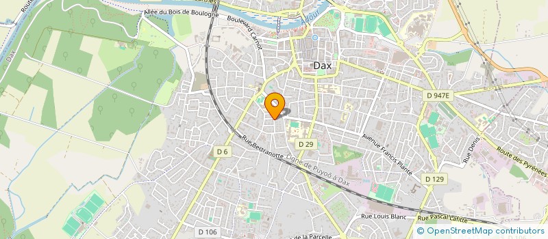 localisation de l'entreprise SCI OC-500 à DAX