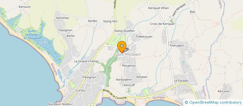 localisation de l'entreprise SCI OCA  TREGUNC