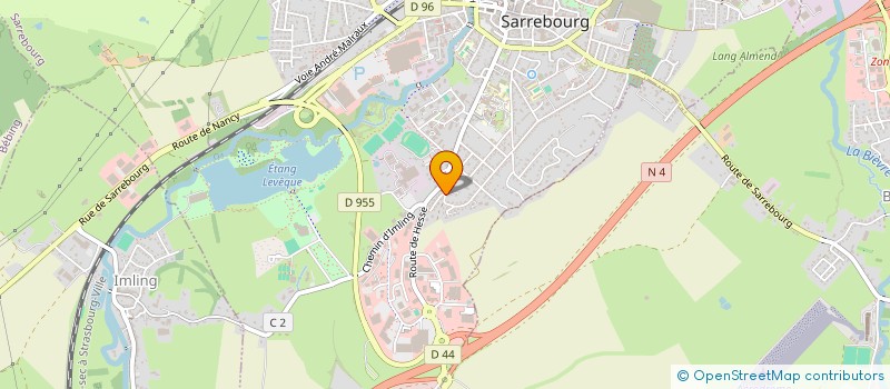 localisation de l'entreprise SCI OCAK  SARREBOURG