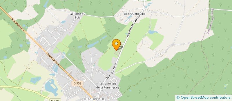 localisation de l'entreprise SCI OCAL  OUZOUER-SUR-LOIRE