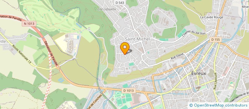 localisation de l'entreprise SCI OCANA  EVREUX