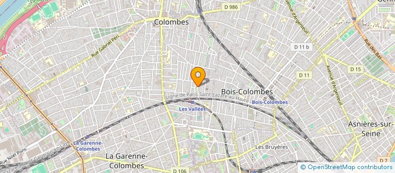 localisation de l'entreprise SCI OCAOCA  COLOMBES