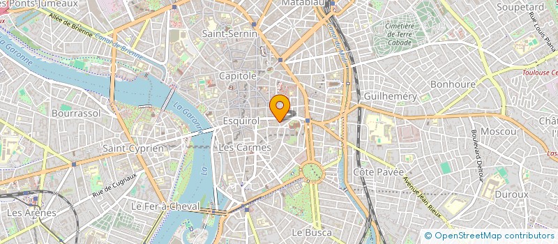 localisation de l'entreprise SCI OCB  TOULOUSE