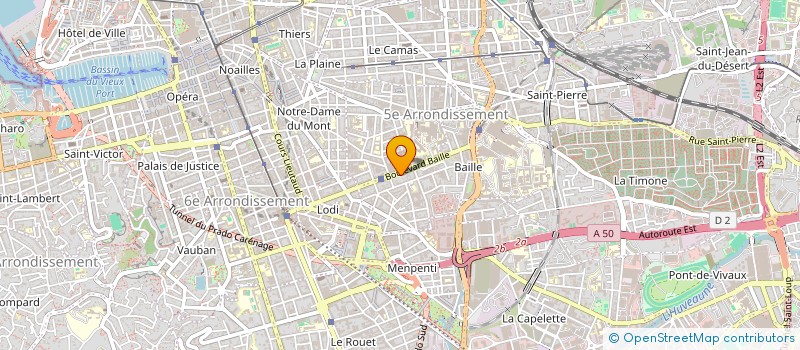 localisation de l'entreprise SCI OCC  MARSEILLE