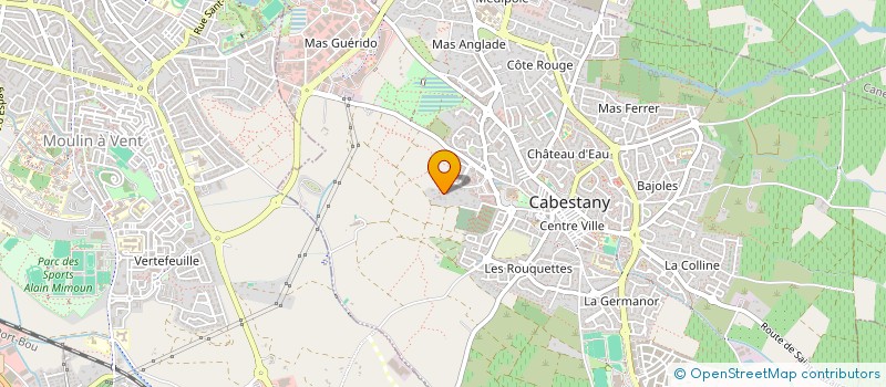 localisation de l'entreprise SCI OCCB  CABESTANY