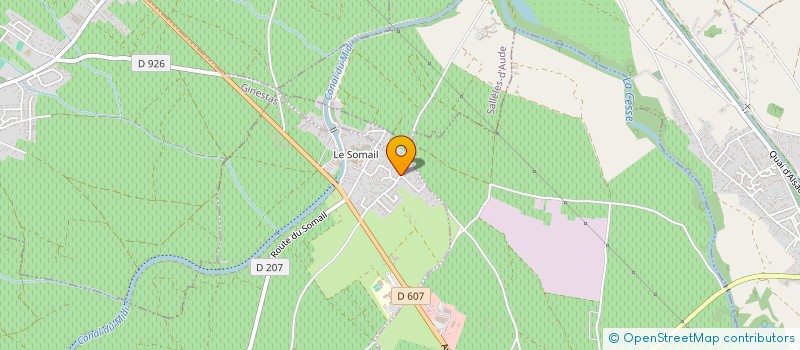 localisation de l'entreprise SCI OCCITANE  GINESTAS