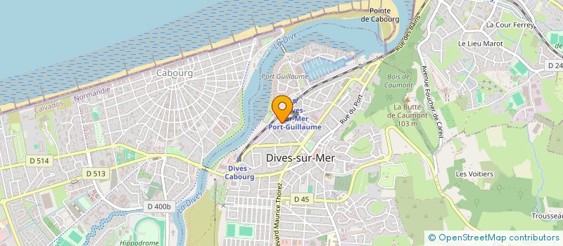 localisation de l'entreprise SCI OCEADEJO à DIVES-SUR-MER