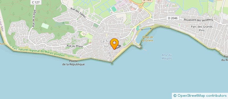 localisation de l'entreprise SCI OCEAN à LA TRANCHE-SUR-MER