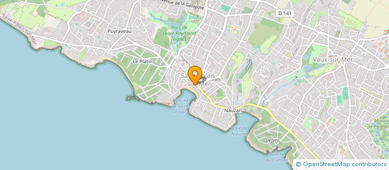 localisation de l'entreprise SCI OCEAN  SAINT-PALAIS-SUR-MER