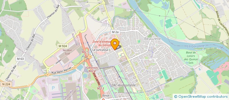 localisation de l'entreprise SCI OCEAN  BEAUZELLE