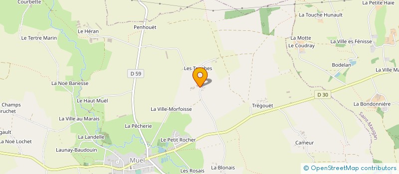 localisation de l'entreprise SCI OCEAN  MUEL