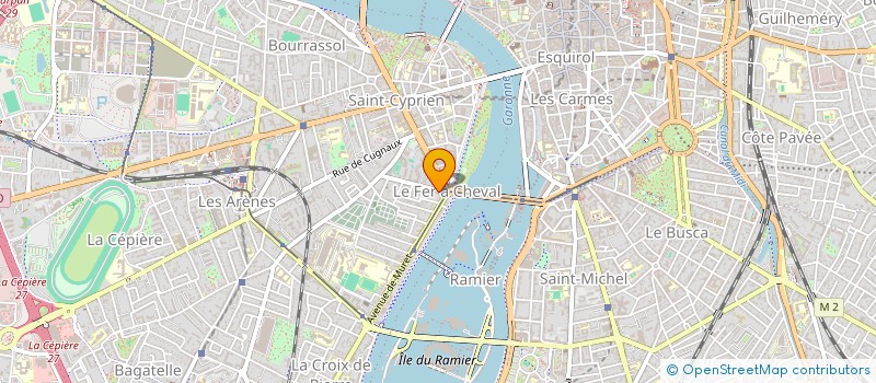localisation de l'entreprise SCI OCEAN à TOULOUSE
