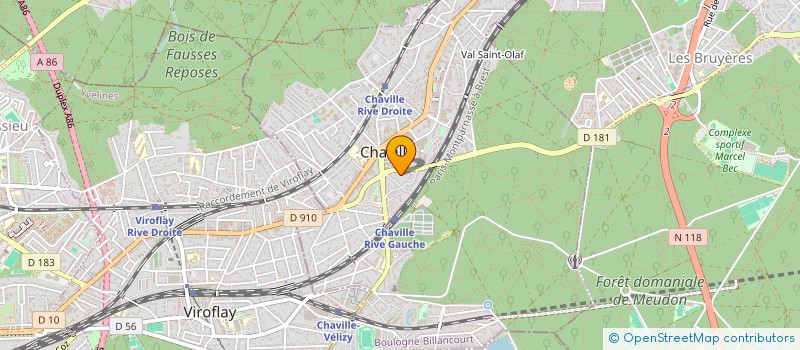 localisation de l'entreprise SCI OCEAN à CHAVILLE