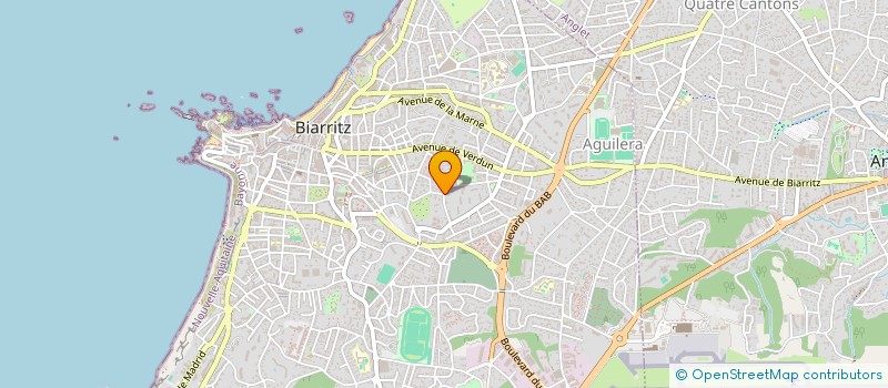 localisation de l'entreprise SCI OCEAN à BIARRITZ