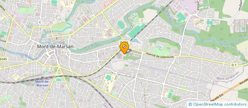 localisation de l'entreprise SCI OCEAN  MONT-DE-MARSAN