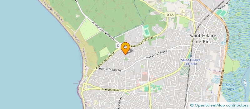 localisation de l'entreprise SCI OCEAN GESTION à SAINT-HILAIRE-DE-RIEZ
