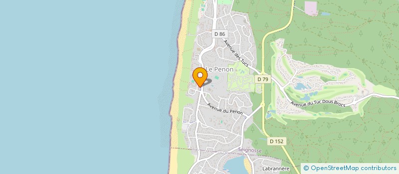 localisation de l'entreprise SCI OCEAN IMMEUBLE  SEIGNOSSE