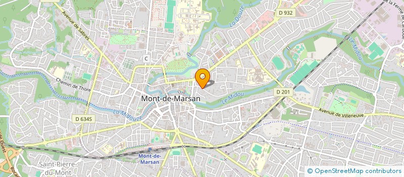 localisation de l'entreprise SCI OCEAN INVESTISSEMENT à MONT-DE-MARSAN
