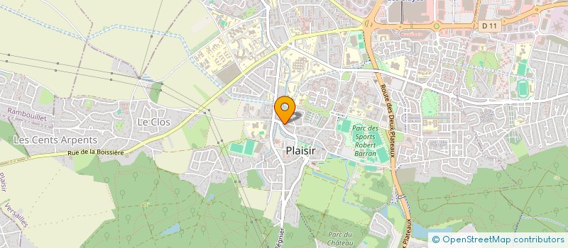 localisation de l'entreprise SCI OCEAN SOL  PLAISIR