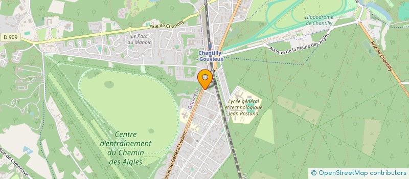 localisation de l'entreprise SCI OCEAN ST  CHANTILLY