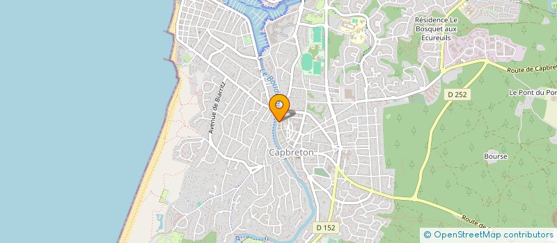 localisation de l'entreprise SCI OCEANA à CAPBRETON