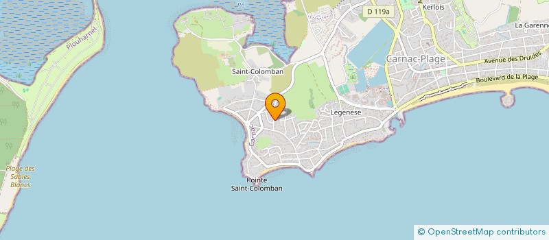 localisation de l'entreprise SCI OCEANA  CARNAC