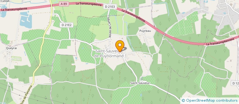 localisation de l'entreprise SCI OCEANA  SAINT-SAUVEUR-DE-PUYNORMAND