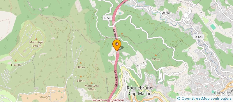 localisation de l'entreprise SCI OCEANE 06  ROQUEBRUNE-CAP-MARTIN